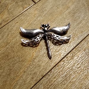 Brouche dragon fly silver